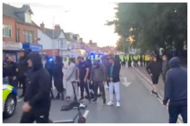 UK violence file photo