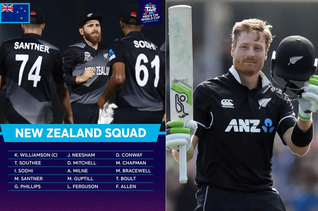 T20 World Cup 2022: विश्वकप के लिए न्यूजीलैंड की टीम का ऐलान, 2 नए चेहरों को मिला मौका