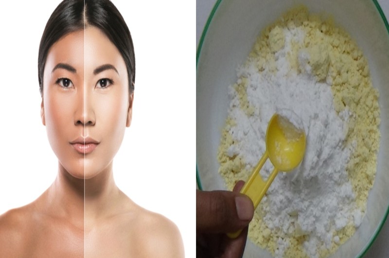 Skin care TIPS flour face pack gora hone ka tarika