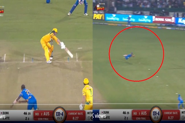 Suresh Raina incredible catch