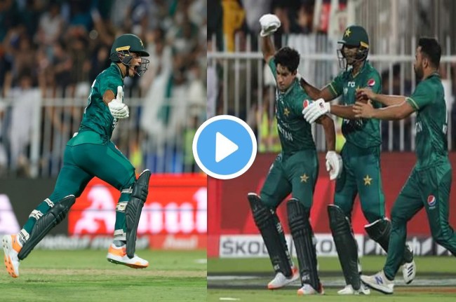 Asia Cup Naseem Shah stormy celebration Asia Cup Naseem Shah stormy celebration