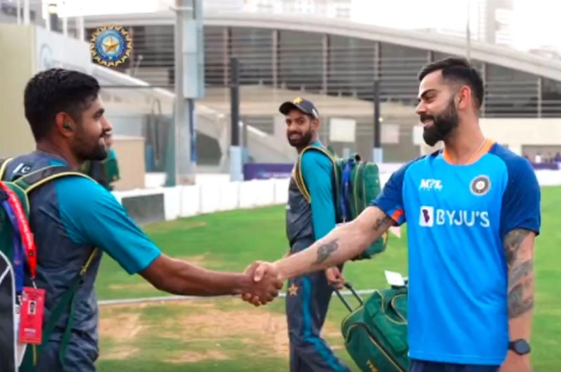 Virat Kohli and Babar Azam childhood photo