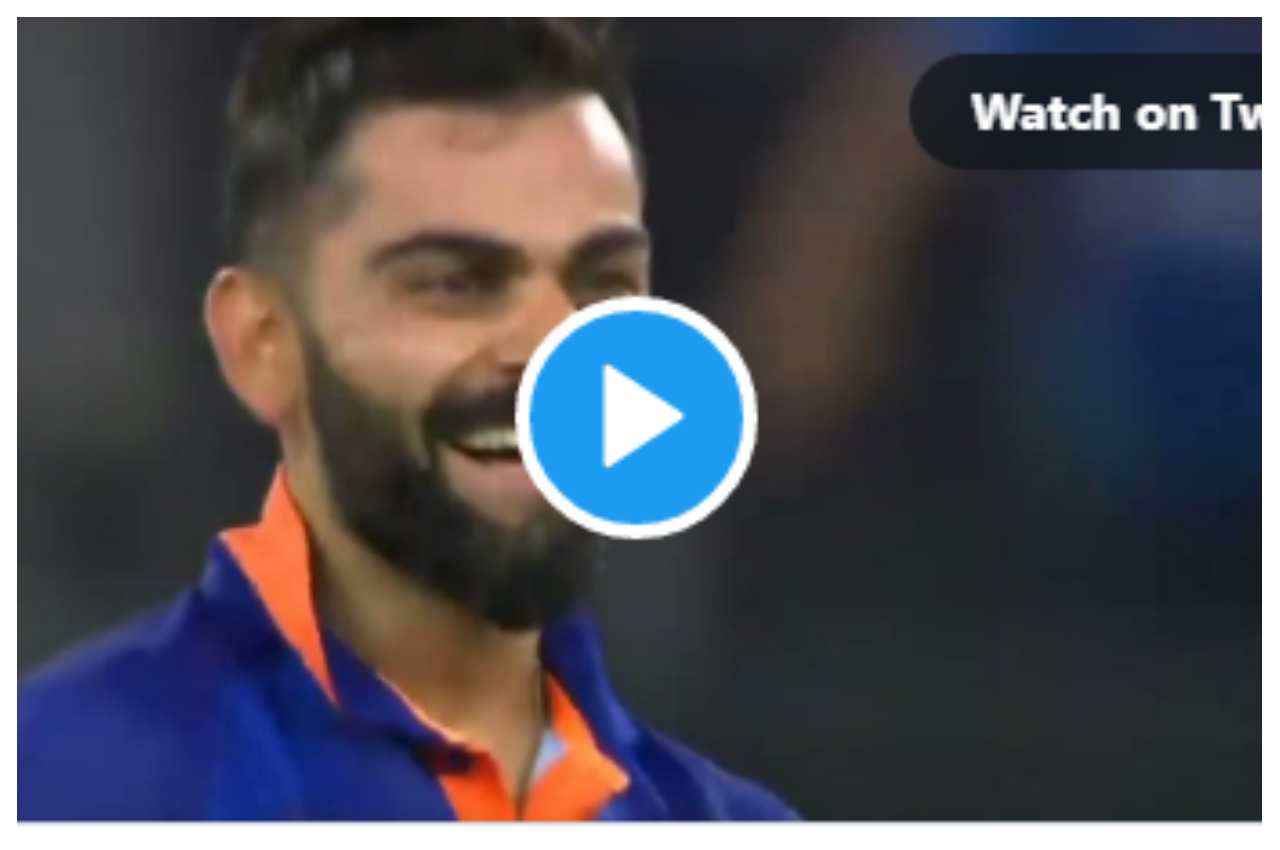 Virat Kohli: डीप-मिडविकेट के ऊपर से छक्का...बल्ला उपर और चेहरे पर हंसी, देखिए विराट कोहली का शतक वाला शॉट