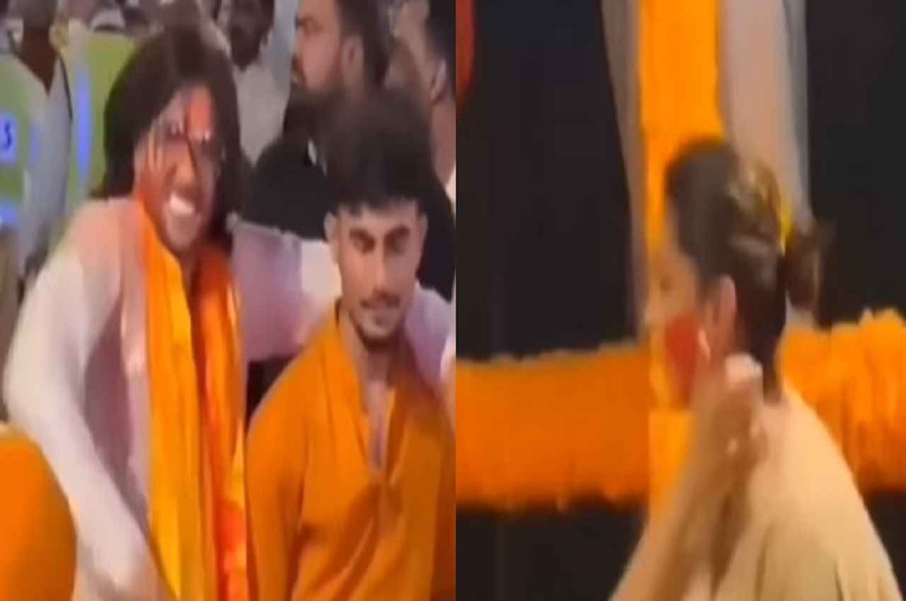 मुकेश अंबानी के गणेश विसर्जन पूजा में खूब झूमे रणवीर सिंह, दीपिका पादुकोण भी रहीं साथ