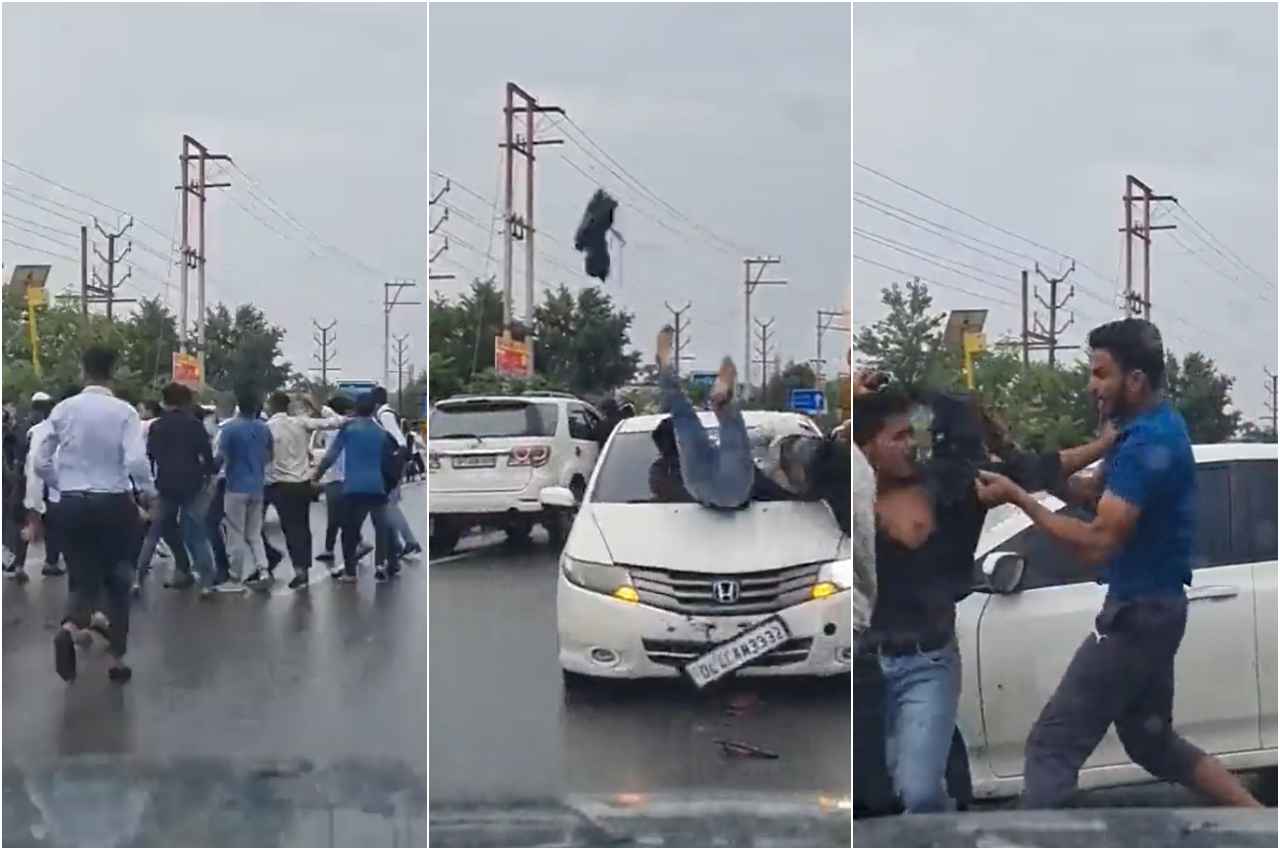 Viral Video: सड़क पर छात्रों की गुत्थमगुत्था, तभी कार ने दो को उड़ाया, फिर सामने आया चौंकाने वाला दृश्य