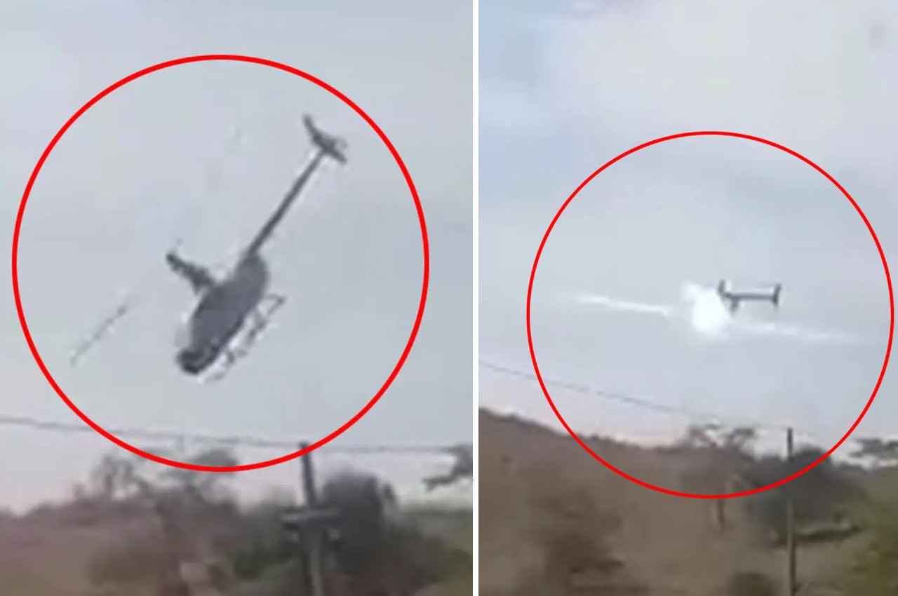Viral Video: लैंडिग से पहले हादसे का शिकार हुआ हेलीकॉप्टर, सांसद और डिप्टी मेयर थे मौजूद