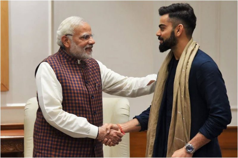 pm modi birthday virat kohli