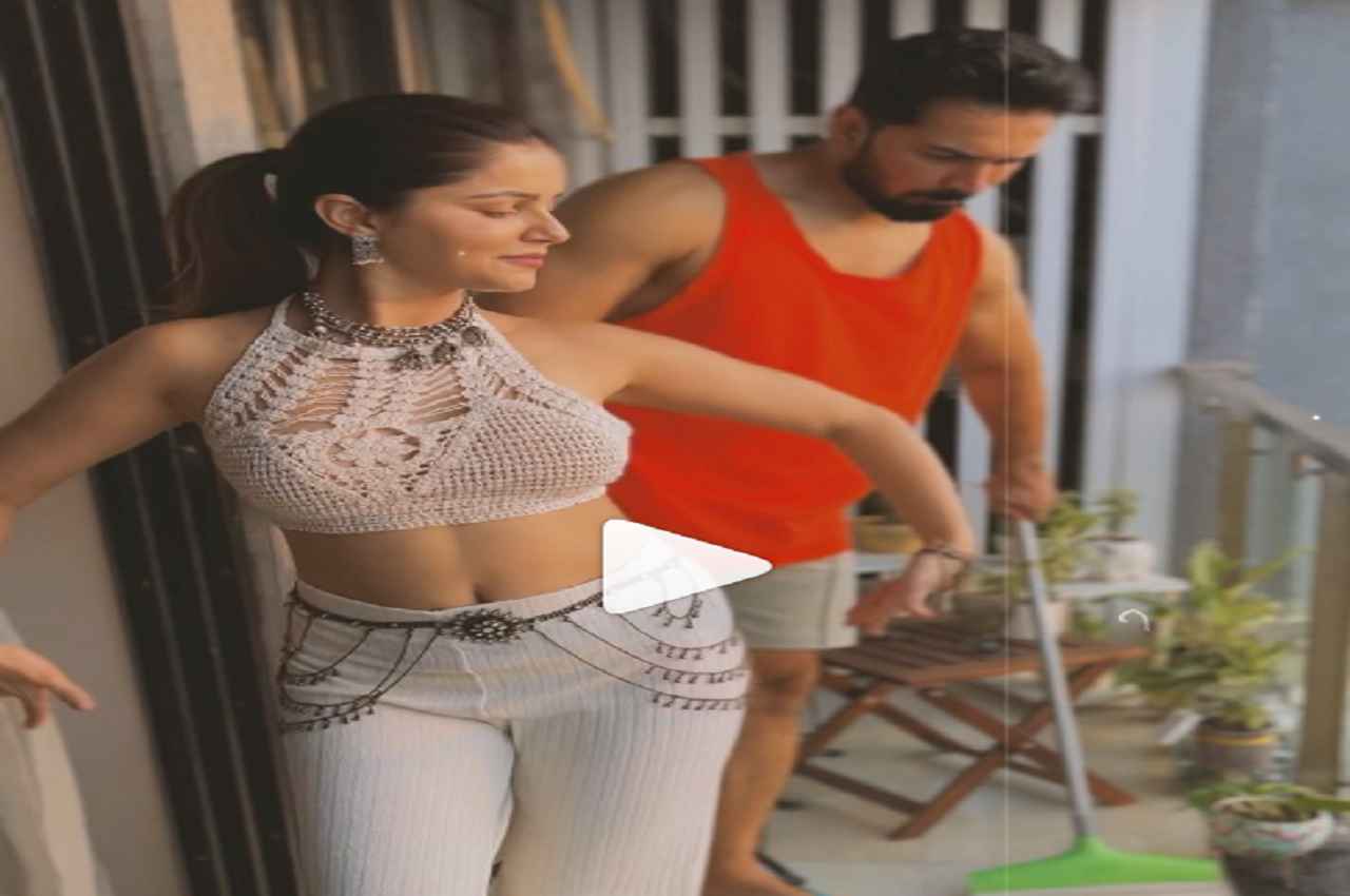 Rubina Dilaik ने बेली डांस मूव्स दिखा किया पति को याद, बोलीं- 'घर आजा परदेसी..