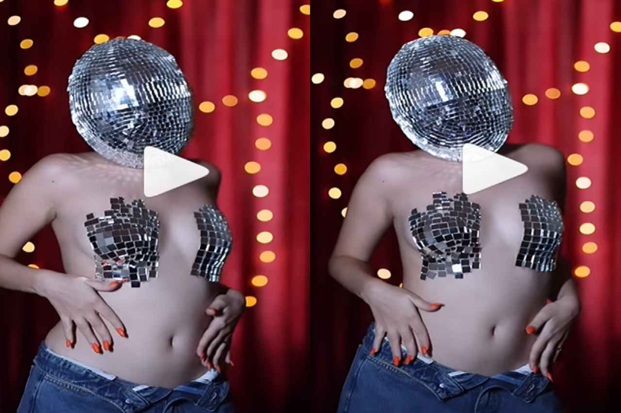 Urfi Javed Latest Video: चेहरे पर मास्क, जींस की बटन खोले टॉपलेस उर्फी जावेद ने ''दर्द ए डिस्को' पर किया कातिलाना डांस