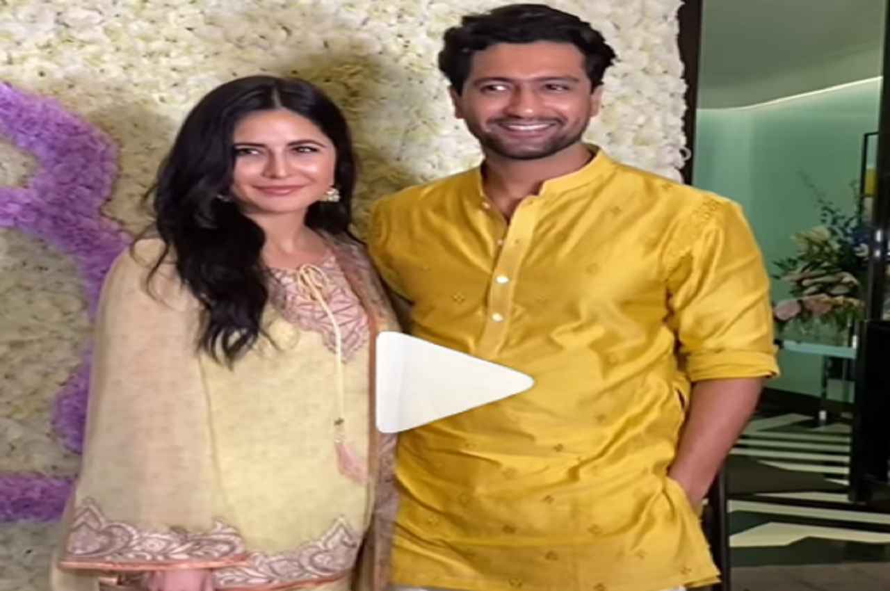 बप्पा की भक्ति में रंगे 'विक्की-कैटरीना', अर्पिता शर्मा के घर मनाई पहली गणेश चतुर्थी