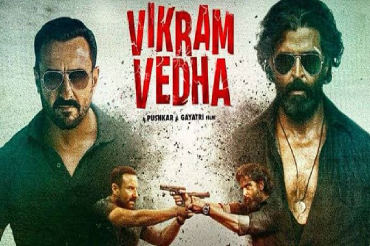 Vikram Vedha Box Office Collection Day 7: सातवें दिन फिर धीमी पड़ी रफ्तार, महज इतनी हुई कमाई