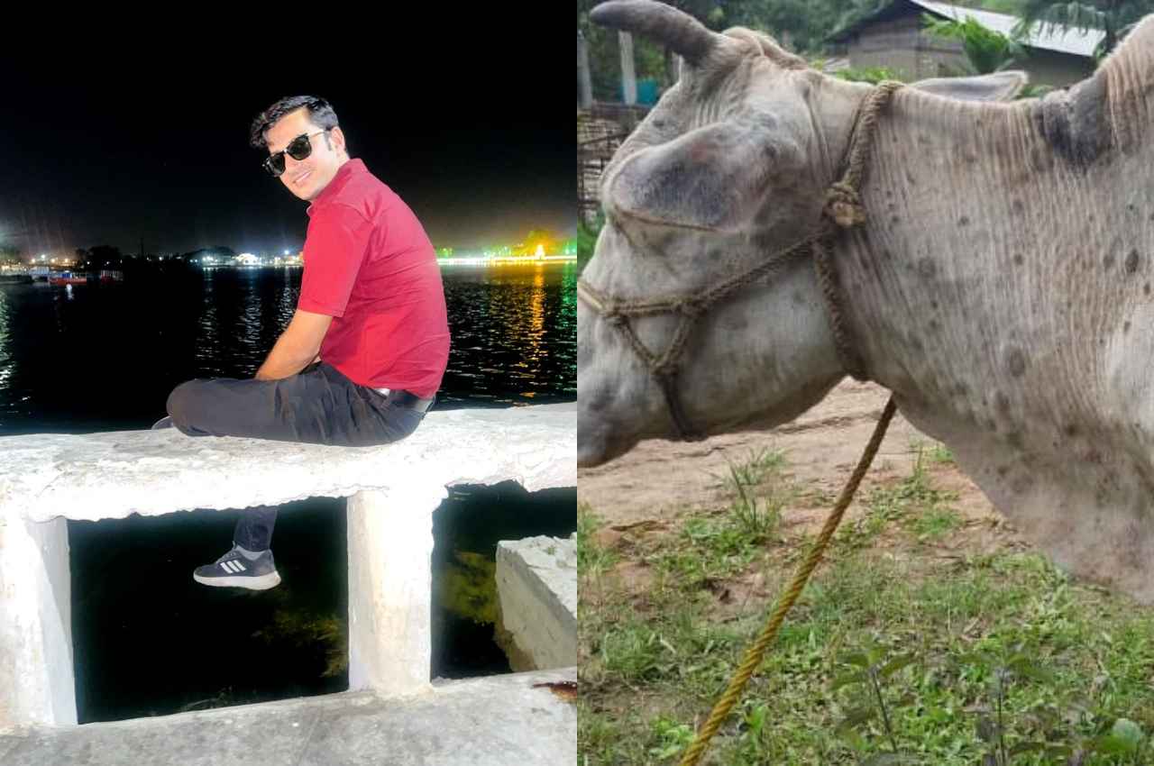 युवा उद्धमी हरी सोनी की शानदार पहल, नवरात्रि में लोगों से की गायों को बचाने की अपील