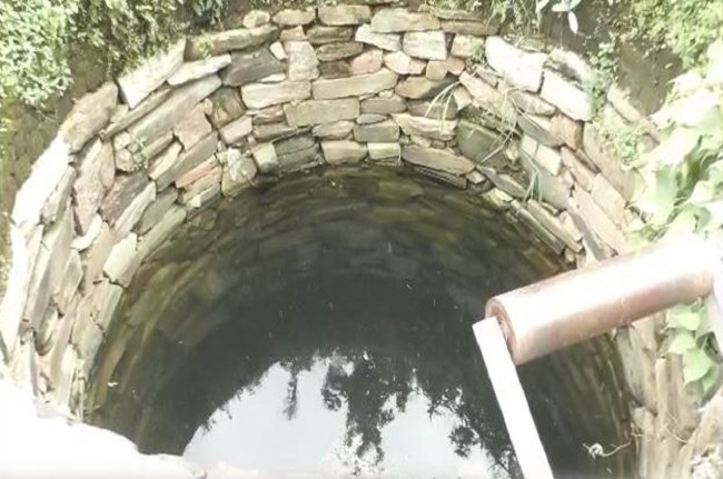 कुएं में कुदी महिला