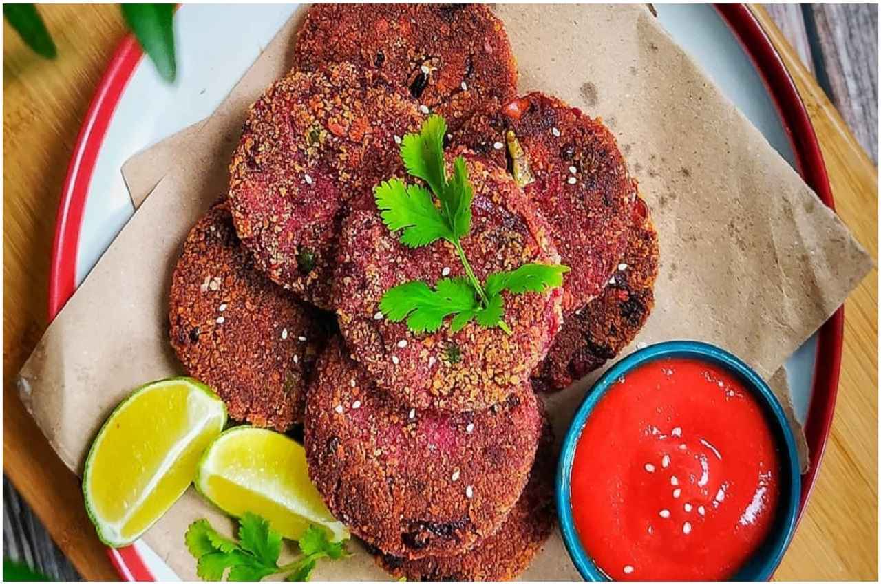 चुकन्दर कटलेट Beetroot Cutlet
