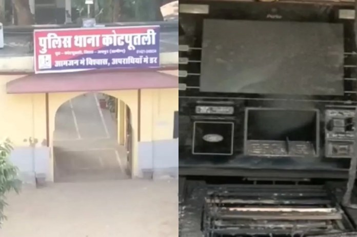 ATM robbery in Jaipur