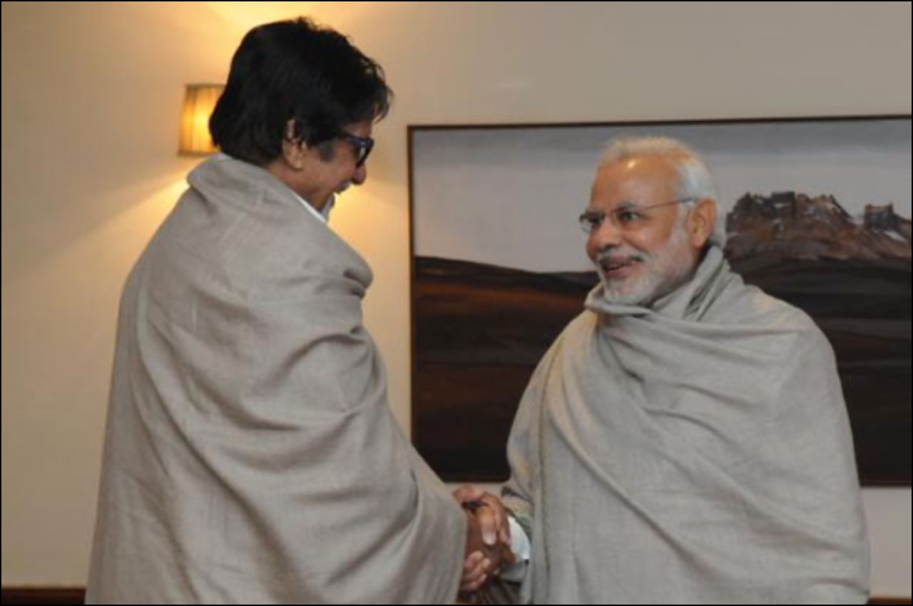 Amitabh Bachhan and PM Modi