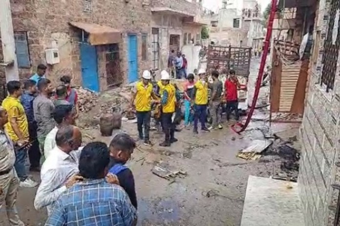 Gas cylinder Blast in Jodhpur