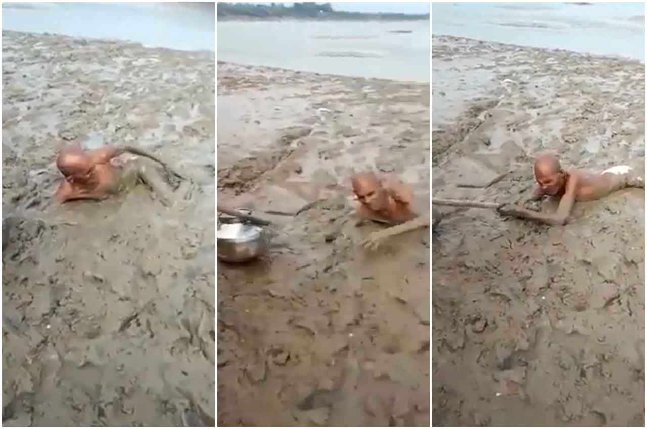 Viral Video: दलदल में फंसे 75 साल के बुजुर्ग की ऐसे बचाई जान, कई घंटों तक चला रेस्क्यू ऑपरेशन, देखें