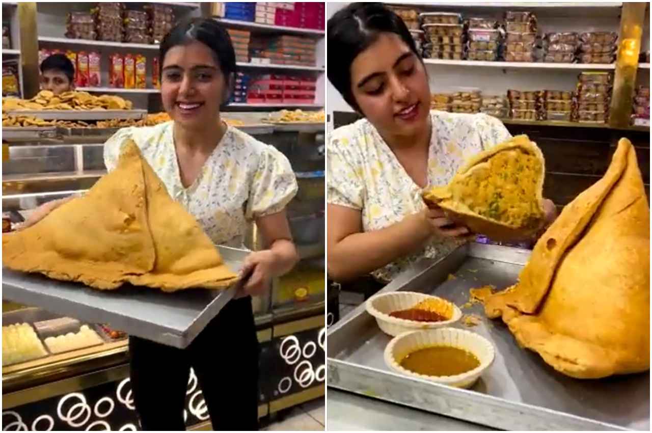 Viral Video:  मेरठ मिठाई की दुकान पर मिलने वाले बाहुबली समोसे के बारे में हर्ष गोयनका ने क्या कहा? जानें