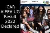 ICAR AIEEA UG result 2022