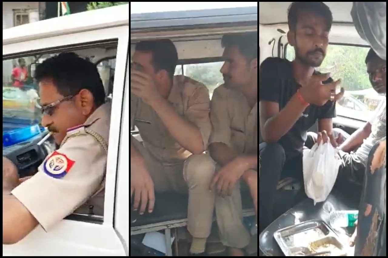 कानपुर जेल की एंबुलेंस बनी कैदियों के लिए पार्टी का अड्डा, खुलासा होने पर कमिश्नर ने लिया ये एक्शन, देखें वीडियो