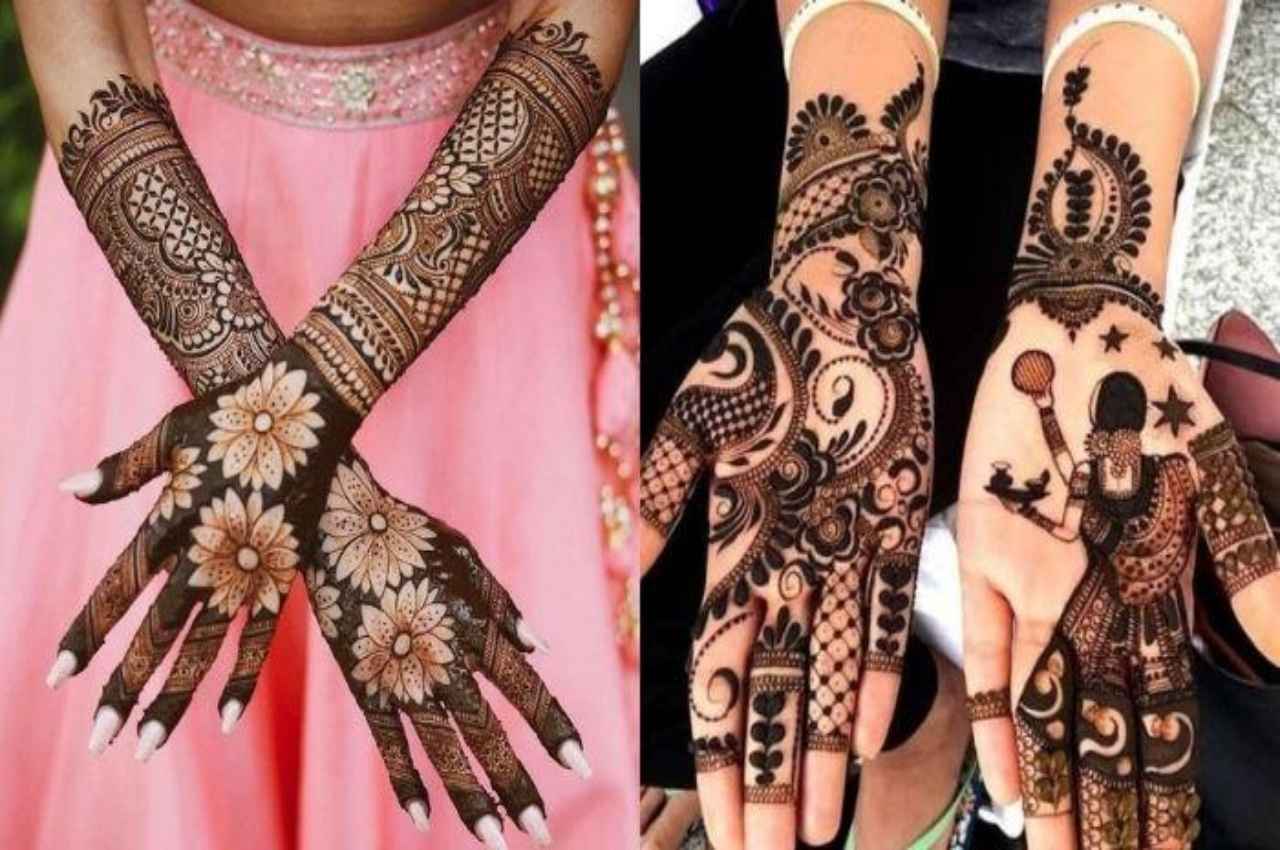 Karwa Chauth Mehndi Designs: पति को खुश करने के लिए करवाचौथ मेहंदी में यूं लिखवाएं पति का नाम