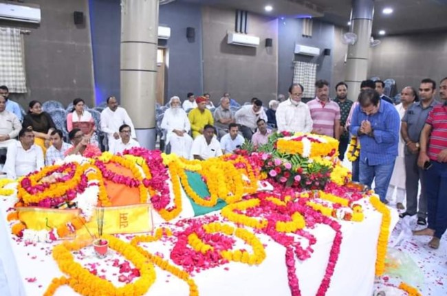 MLA Bhanwarlal Sharma passes away MLA Bhanwarlal Sharma passes away