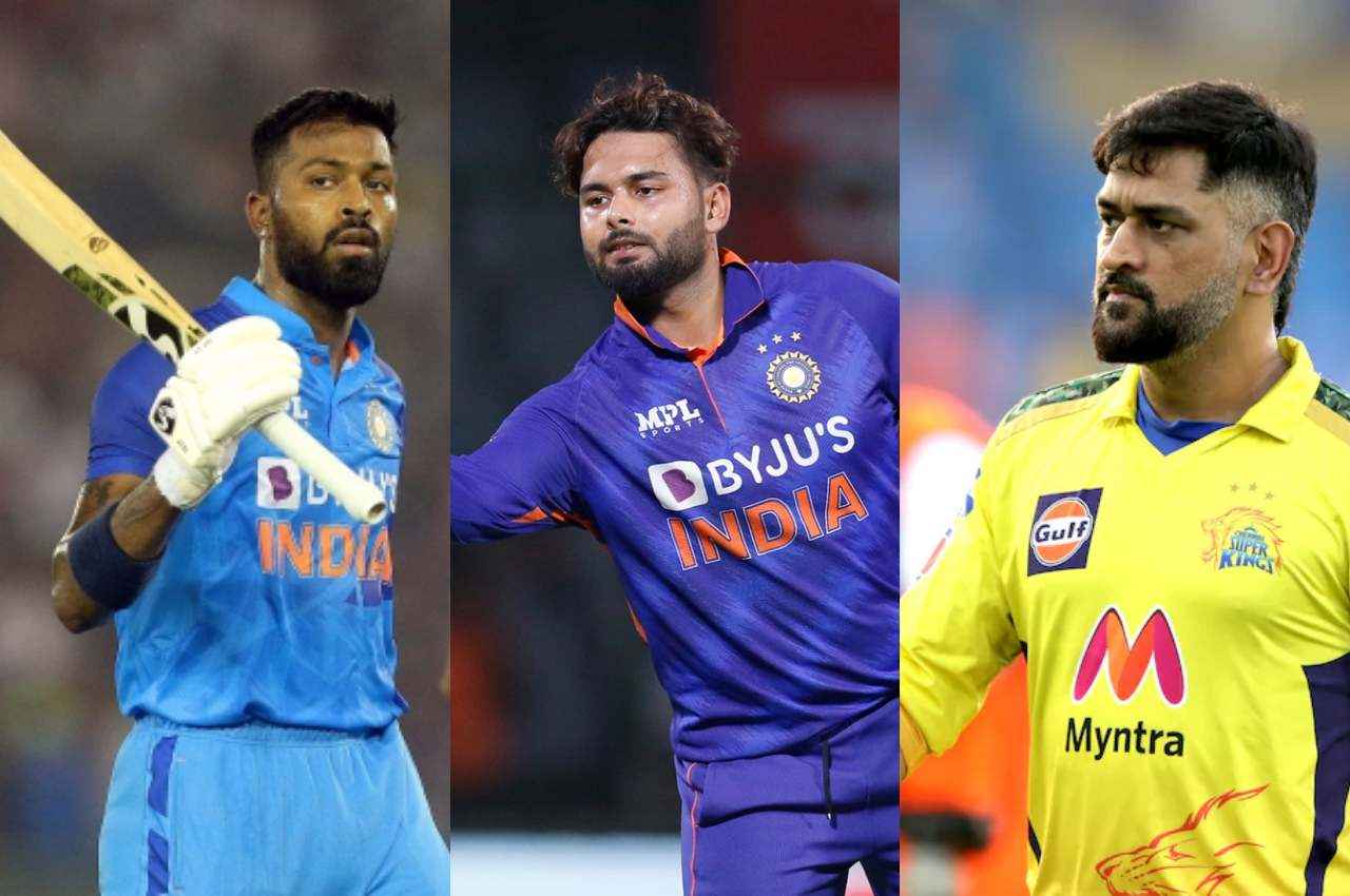 MS Dhoni Rishabh Pant Hardik Pandya