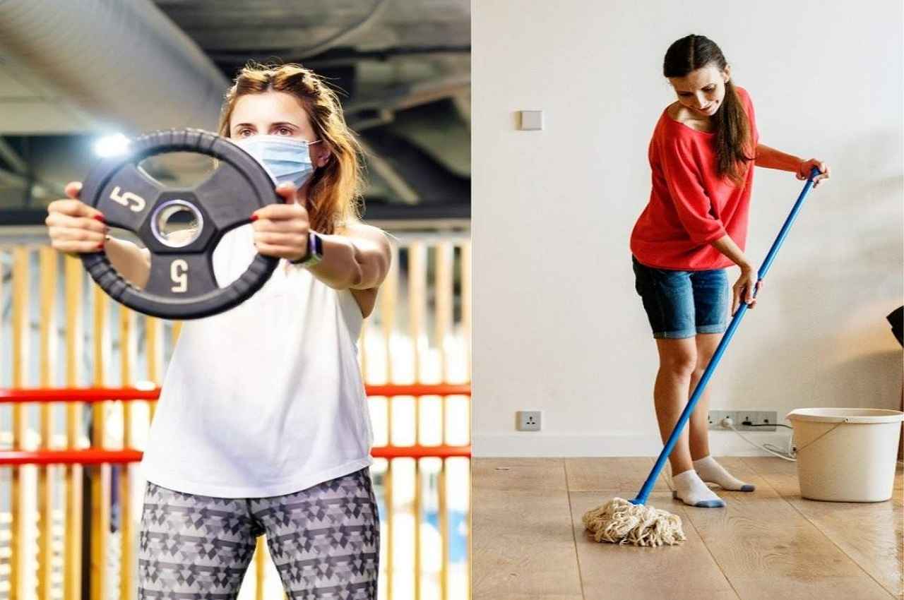 Mopping excercise for belly fat: पोछा लगाते हुए महिलाएं करें ये एक्‍सरसाइज, पेट की चर्बी तेजी से घटने लगेगी