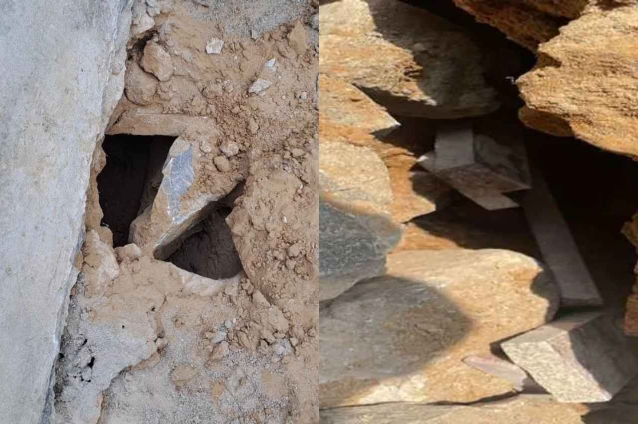 Tunnel found in a Jaipur court Tunnel found in a Jaipur court