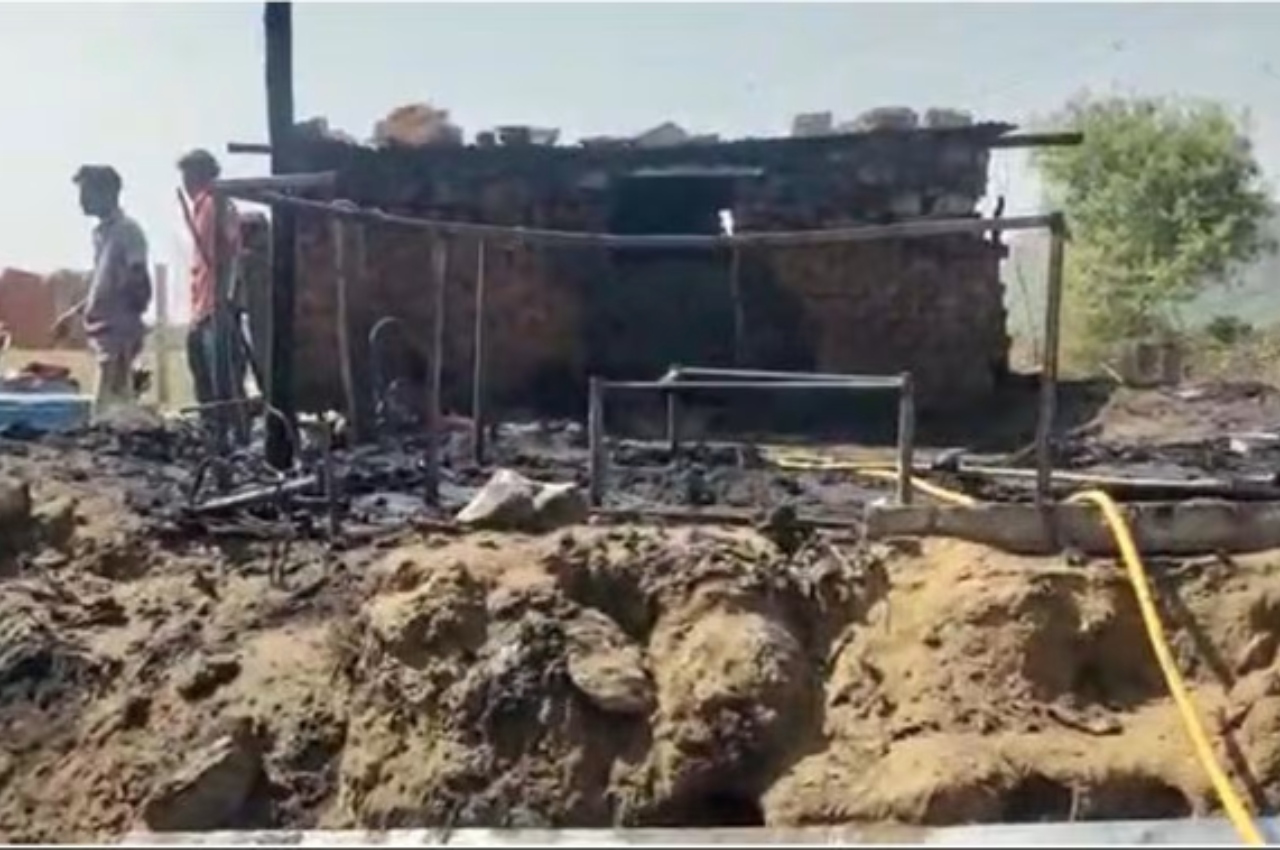 Two girls burnt alive in a hut in Pushkar