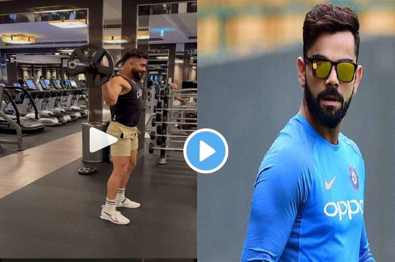 Virat kohli gym work out video viral