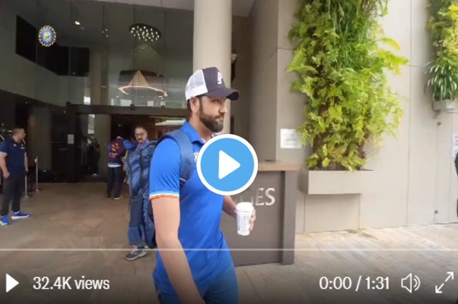 IND vs PAK 23 october Team India reached Melbourne