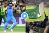 IND vs PAK Pakistani fans troll while hoisting Pakistan flag wrong