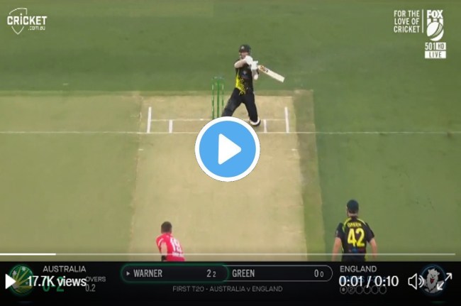 AUS vs ENG David Warner brilliant six watch VIDEO