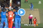 IND vs NED Suryakumar yadav completed his fifty with six