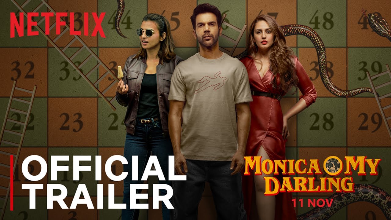 Monica O My Darling Trailer: हुमा, राधिका और राजकुमार की तिगड़ी लेकर आ रही है डार्क कॉमेडी