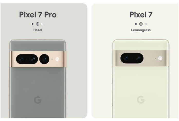 google pixel 7 Pro and Pixel 7