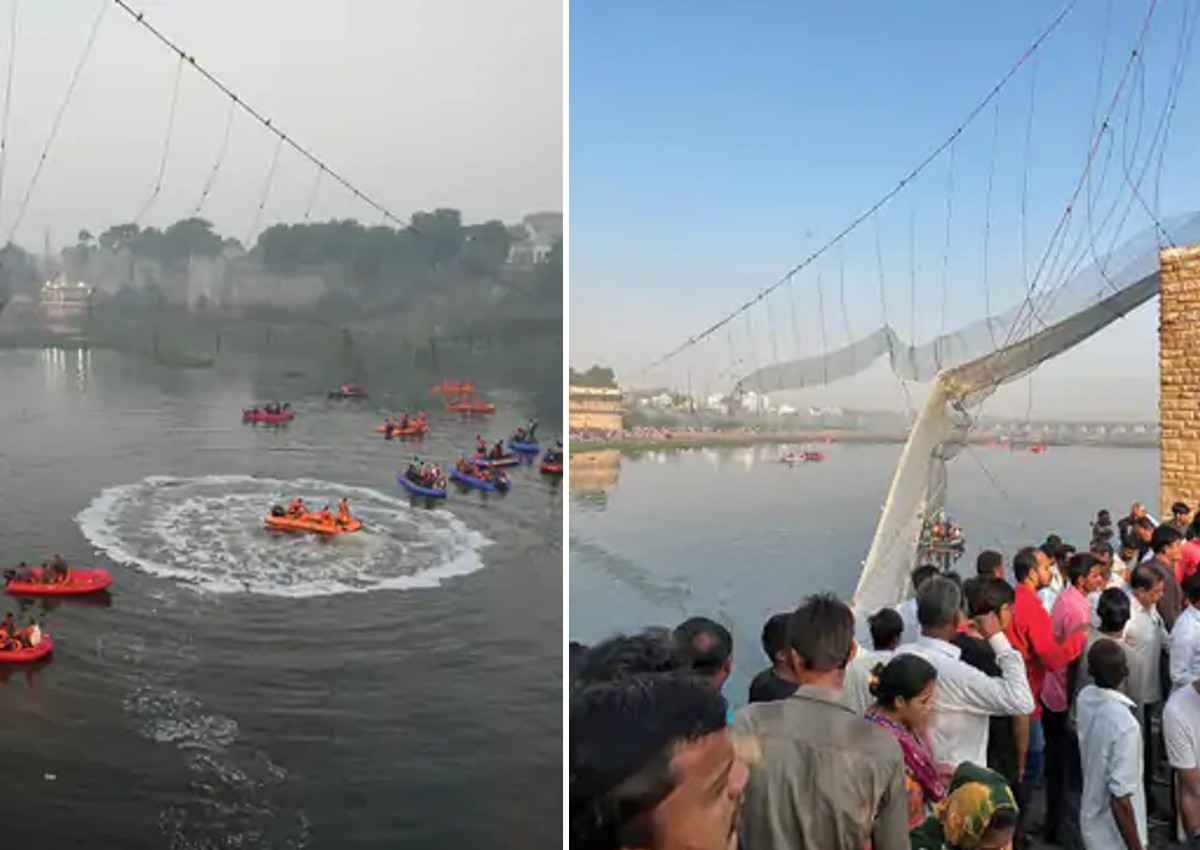 Morbi Bridge Collapse Live: हादसे में अब तक 141 लोगों की मौत, PM मोदी कल मोरबी का करेंगे दौरा