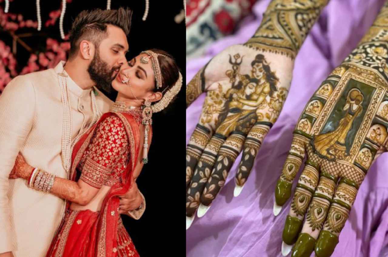 Karwa Chauth 2022: Mouni Roy ने पहले करवाचौथ पर सजाई पति सूरज के नाम की मेहंदी, बोलीं- 'सबसे पहला हमेशा..