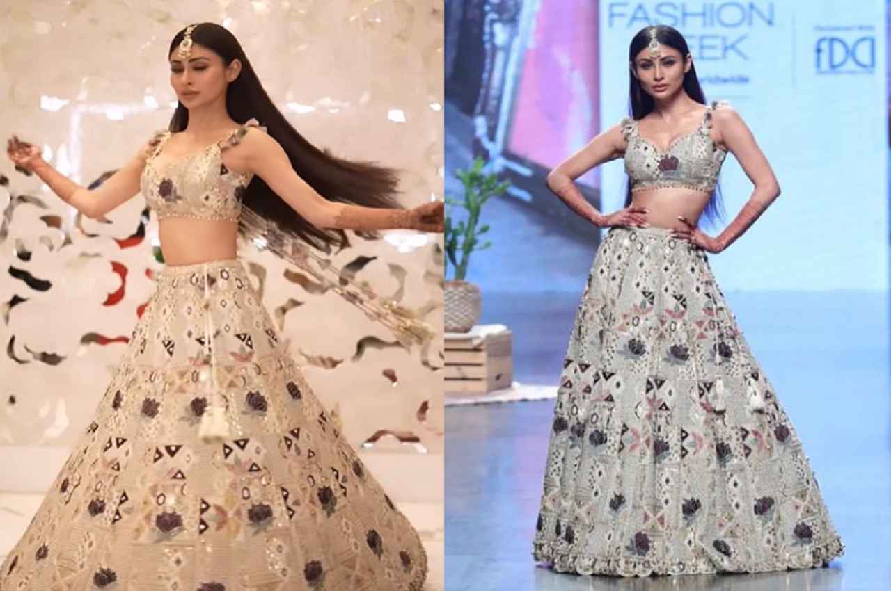 mouni मौनी रॉय ने व्हाइट लहंगे में बिखेरा ऐसा जलवा, हर तरफ हो रही चर्चा