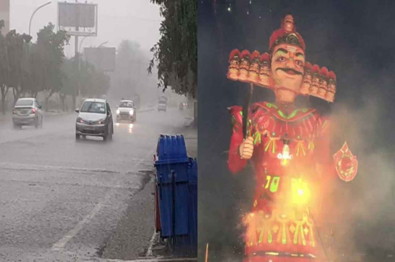 Rajasthan Weather Update: प्रदेश में आज फिर बदल सकता है मौसम का मिजाज, बारिश से रावण के भीगने की आशंका