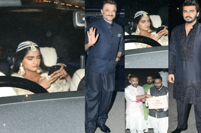 Sonam Kapoor Diwali Bash: मां बनने के बाद सोनम कपूर ने ग्रैंड अंदाज में मनाई पहली दिवाली, रॉयल लुक की हर तरफ चर्चा