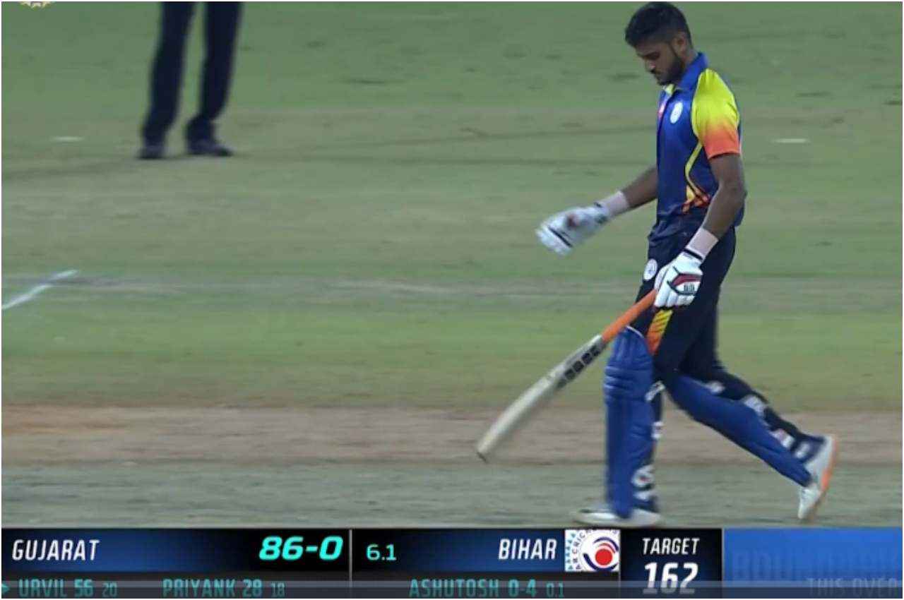 Syed Mushtaq Ali Trophy: गुजरात के ओपनर का हाहाकार, 14 ओवर में ही चटका डाला 162 रन का टार्गेट