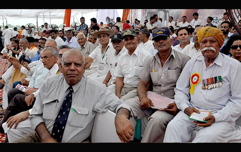 पूर्व सैनिकों की फाइल फोटो