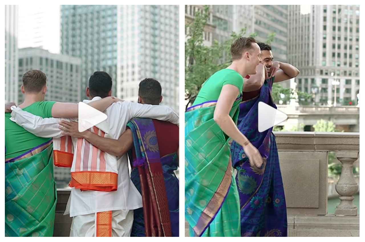 Viral Video: शिकागो में दो पुरुषों ने दोस्त की शादी में पहना भारतीय महिलाओं का यह परिधान, देखें वीडियो