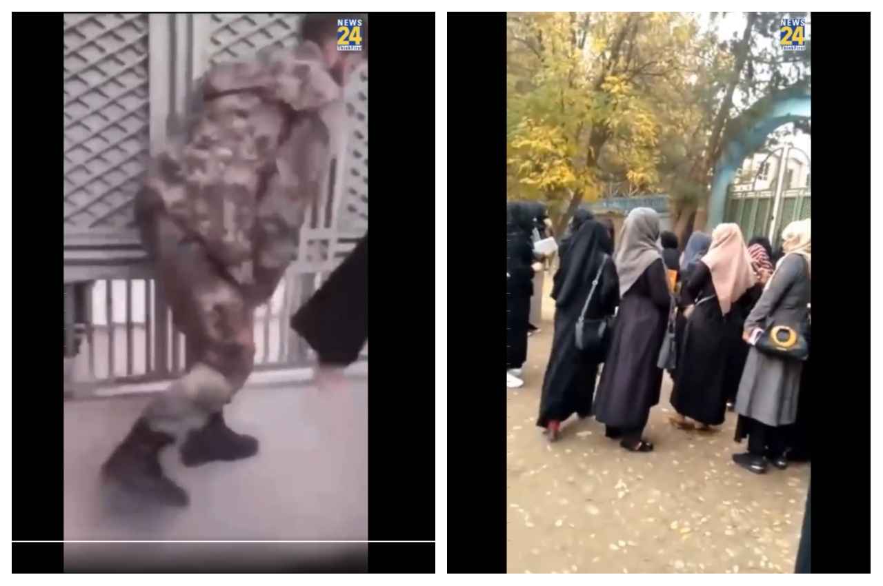 Viral Video: छात्राओं ने बुर्का पहनने का किया विरोध, जालिम अफसर ने पीठ पर बरसाए कोड़े