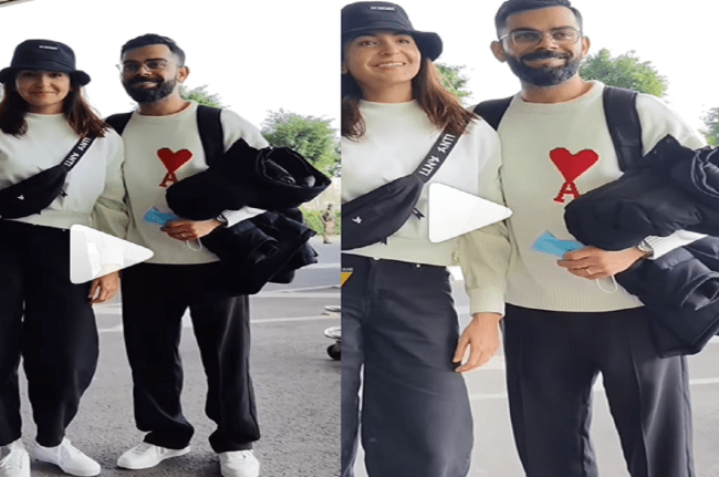 Virat Kohli ने फिर दिखाया अपना रोमांटिक साइड, दिल पर लिखवाया पत्नी 'A'nushka का नाम