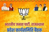 BJP State Working Committee meeting