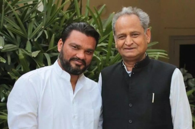 CM Gehlot OSD Lokesh Sharma